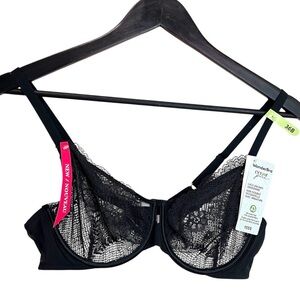 NWT Wonder Bra Eco Pure Lace Unlined Underwire Bra